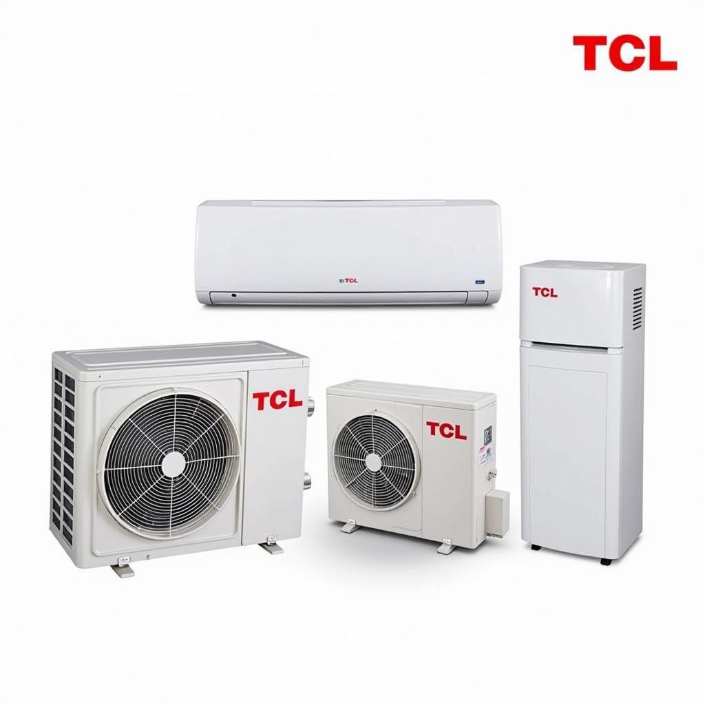 TCL Inverter AC Models Displayed in a Showroom