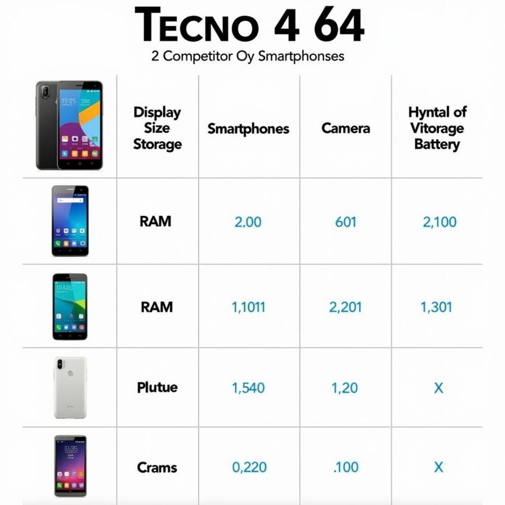 Tecno 4 64 vs Competitors