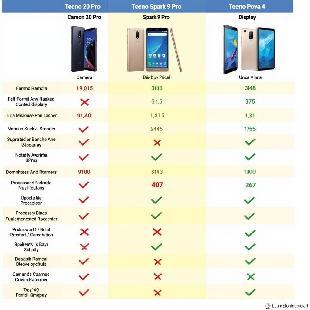 Comparing Tecno Phones Under 30000 PKR