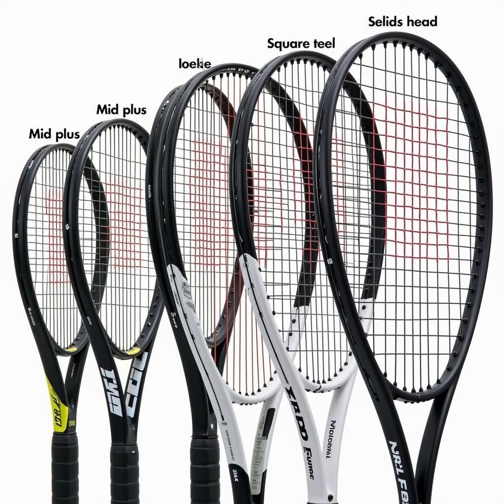 Tennis Racket Head Sizes Comparison