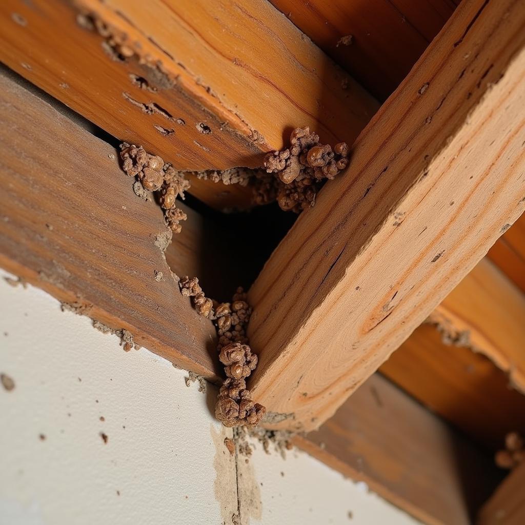 Termite Damage in a Pakistani Home