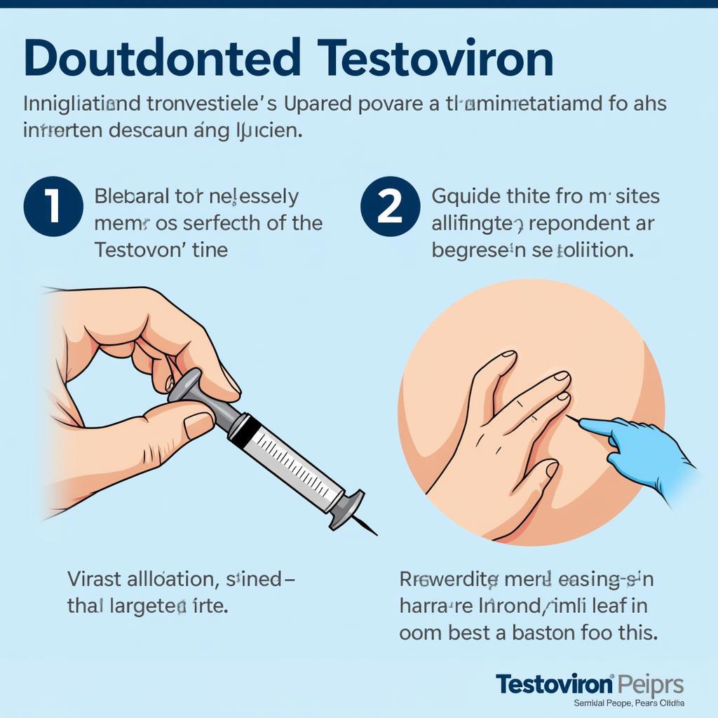 Administering a Testoviron Injection