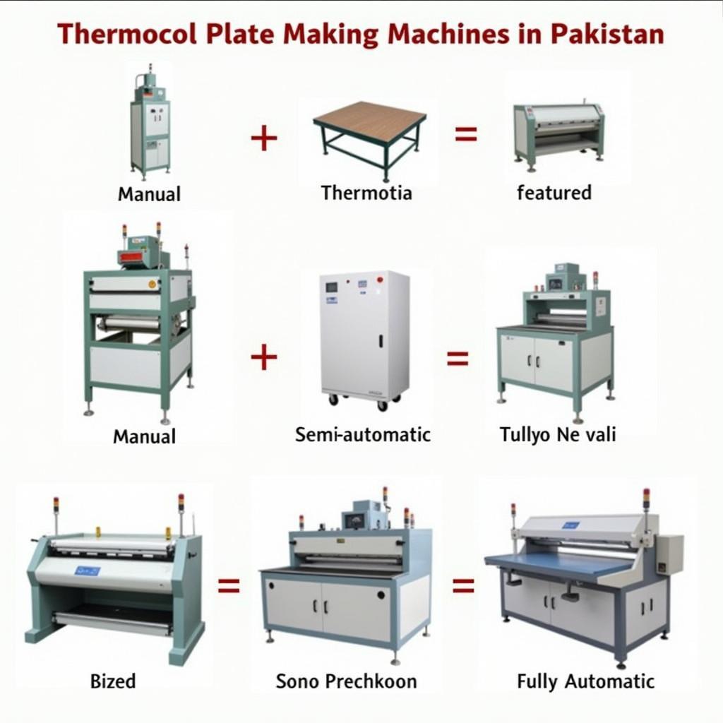 Different Types of Thermocol Plate Making Machines