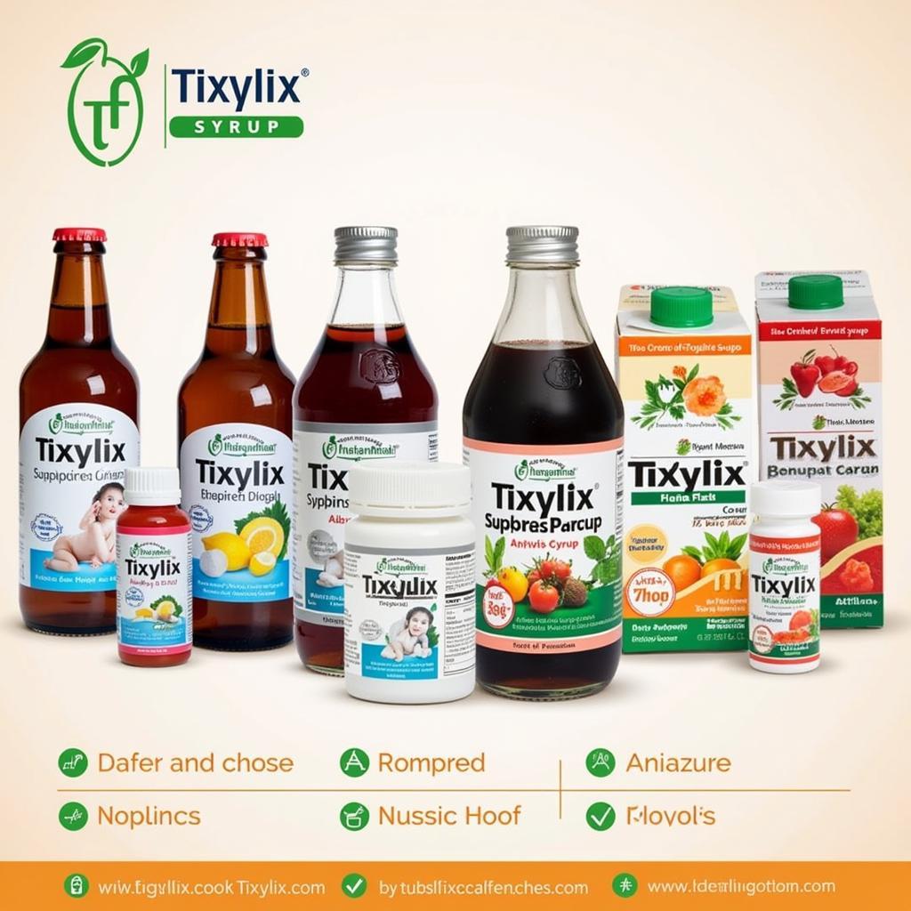 Different Variants of Tixylix Syrup Available in Pakistan