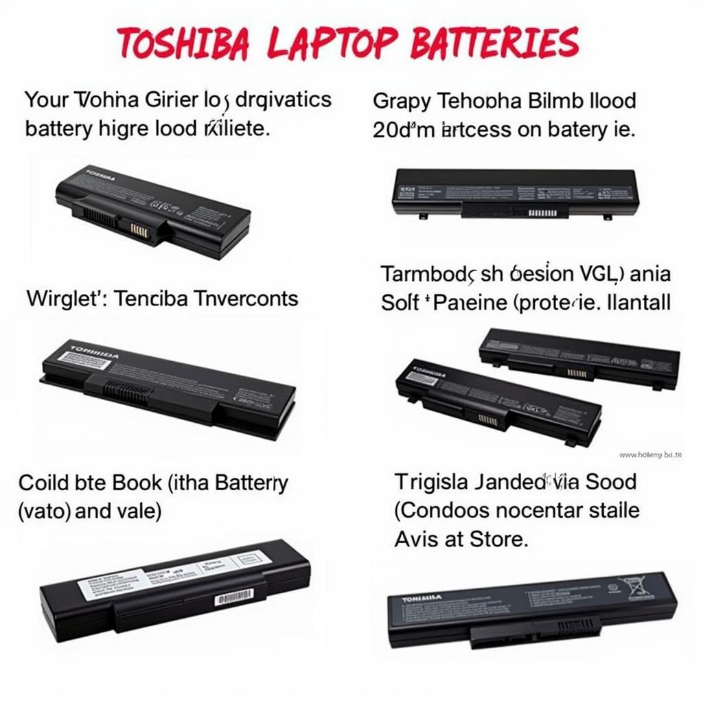 Online Shops Selling Toshiba Laptop Batteries in Pakistan