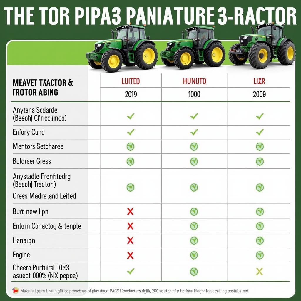 Comparing Tractor Models in Pakistan