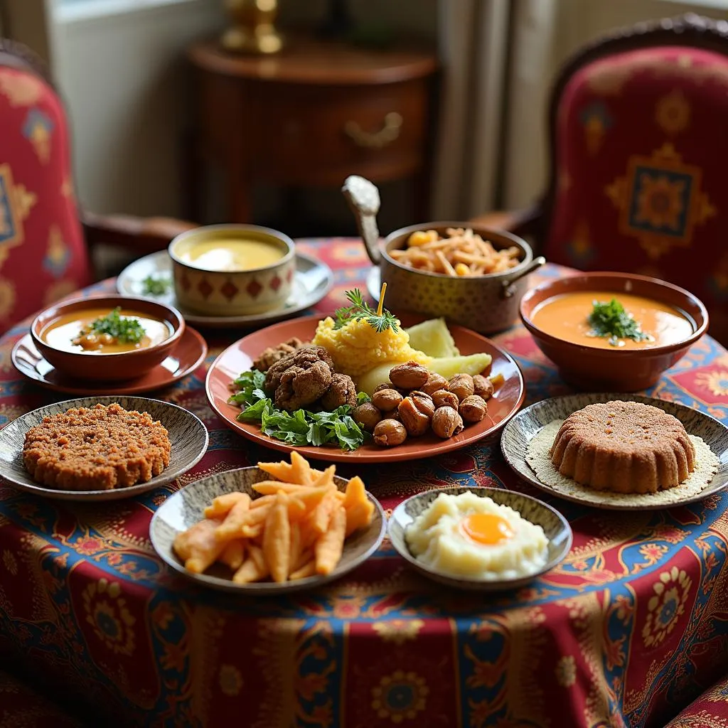 Traditional Hunza Food in Hotel