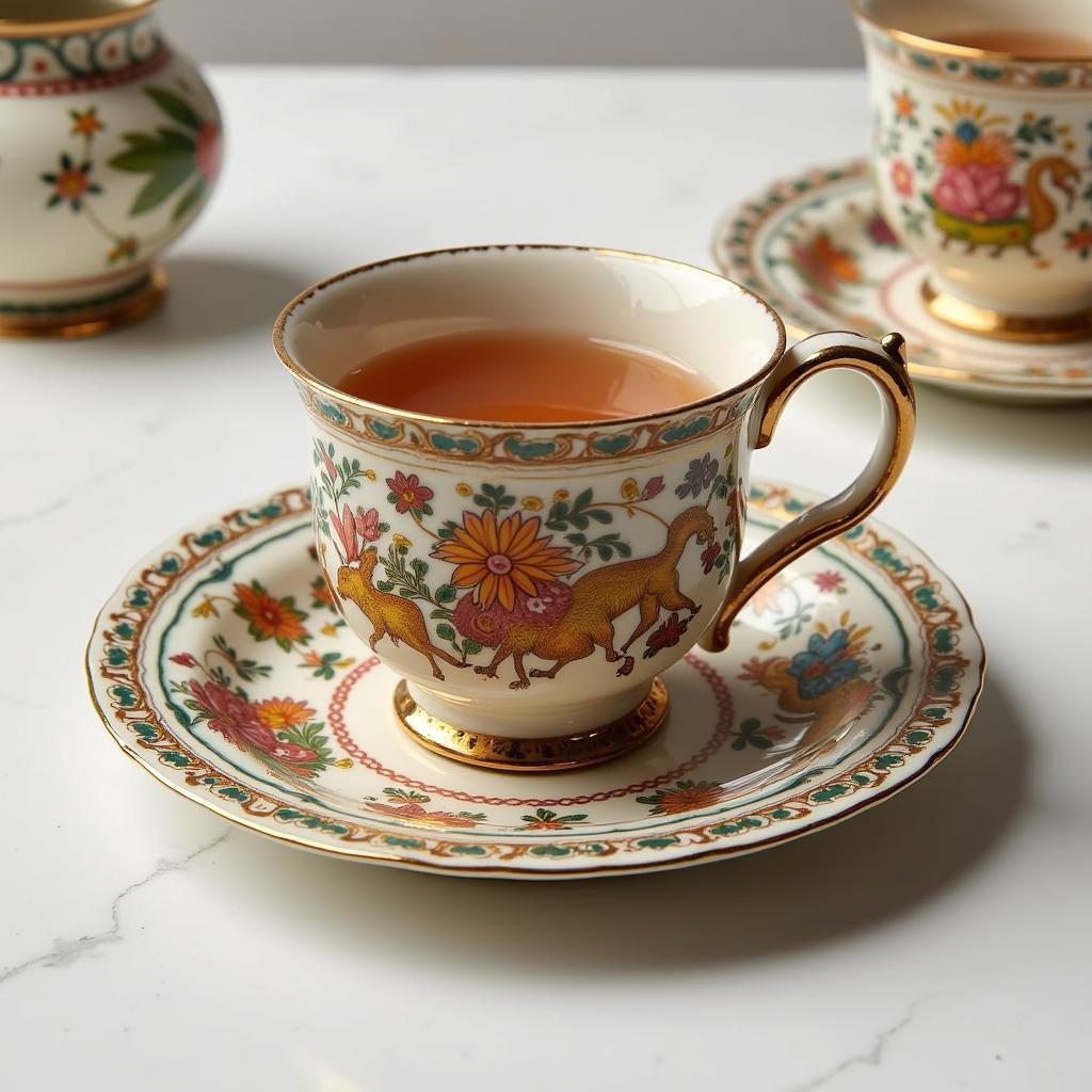 Traditional Pakistani Teacup Set