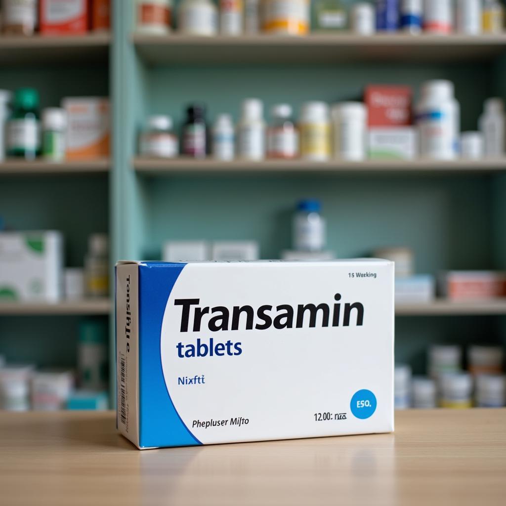 Transamin Tablet Box