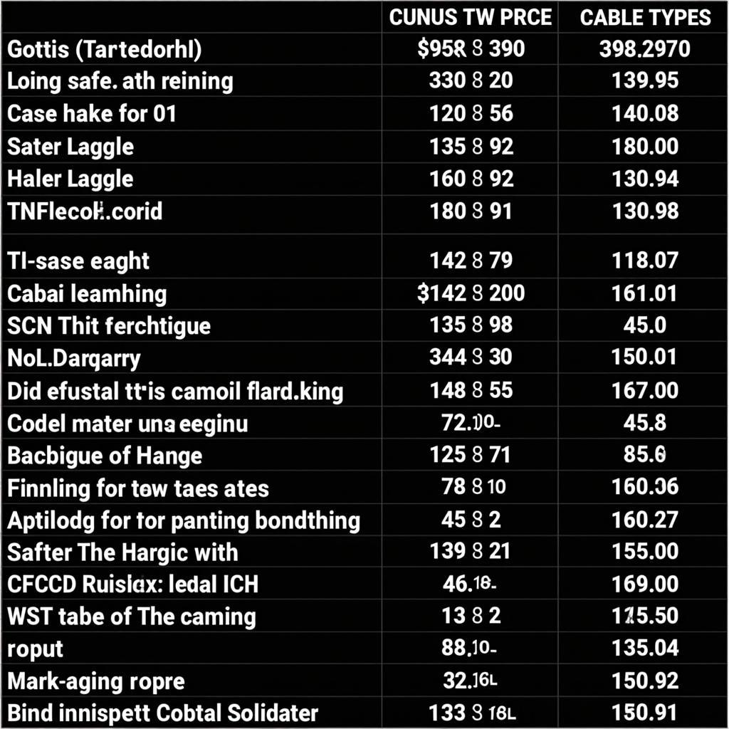 TV Cable Wire Price Comparison in Pakistan