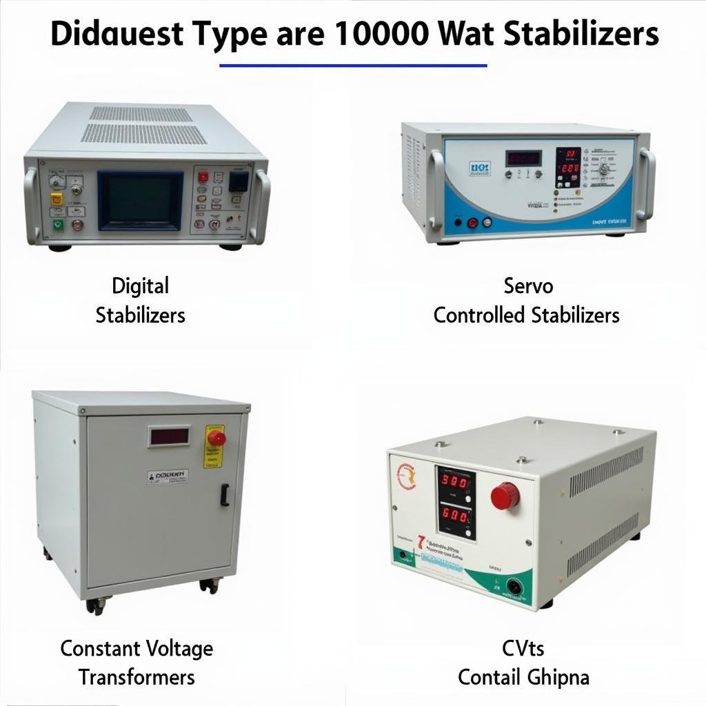 Types of 10000W Stabilizers in Pakistan - Digital, Servo, CVT