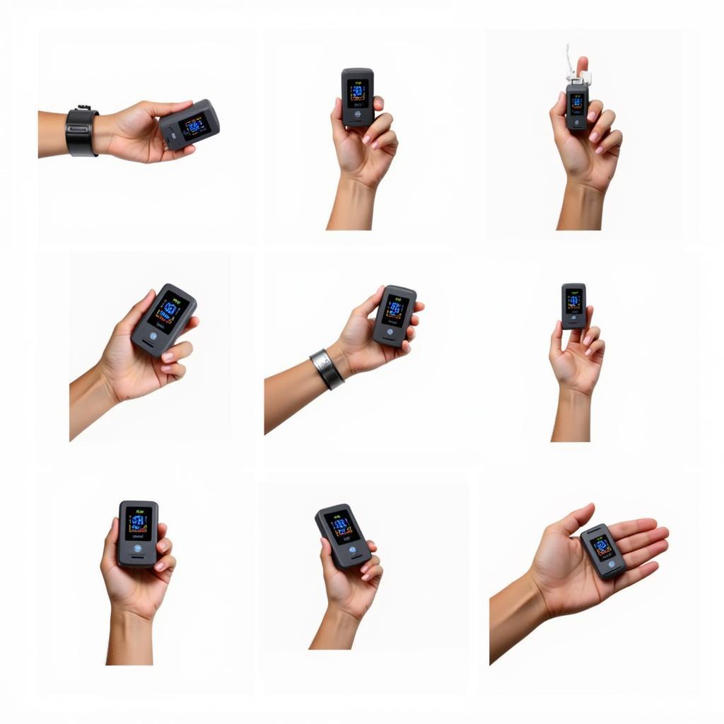  Different types of pulse oximeters available in the market