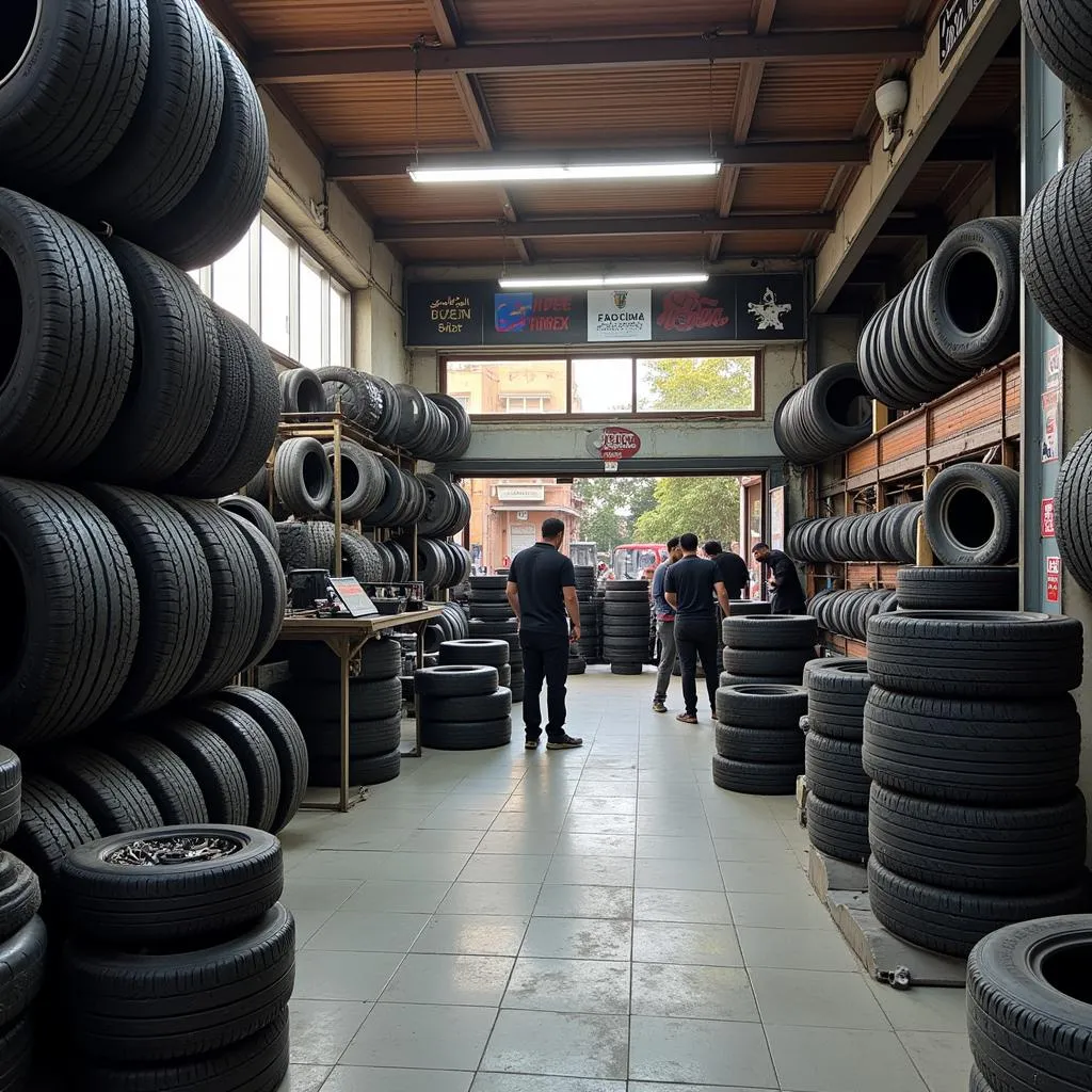 Tyre Shop in Pakistan