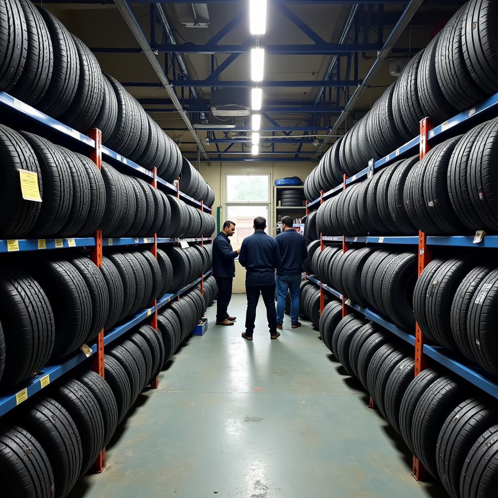 Tyre Shop in Pakistan