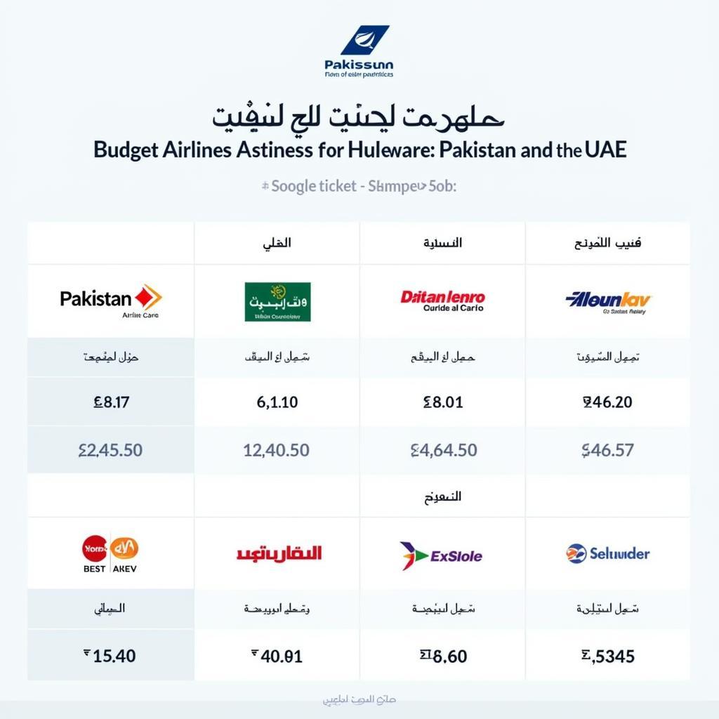 UAE Ticket Price from Pakistan: Budget Airline Options