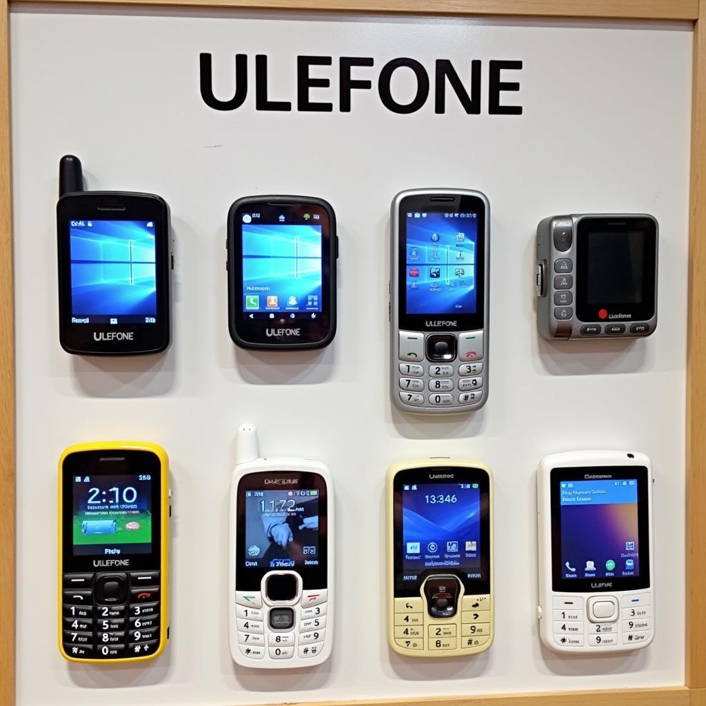 Ulefone Phone Models on Display