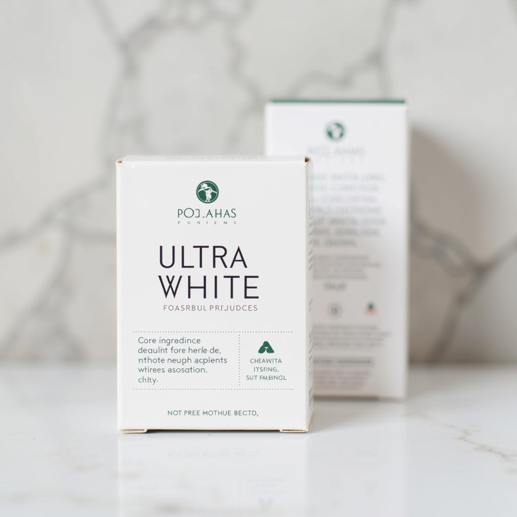 Ultra White Capsule Packaging