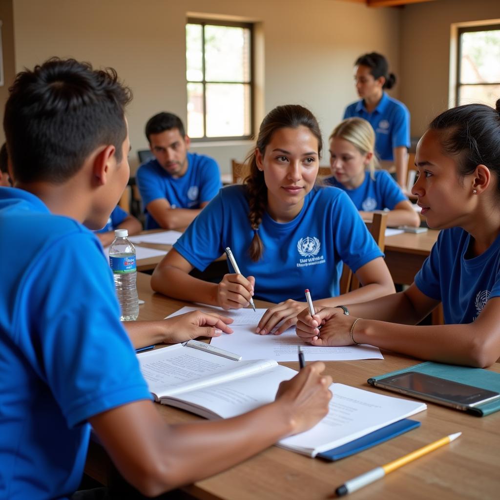 UN Volunteers engaging with local communities in Pakistan