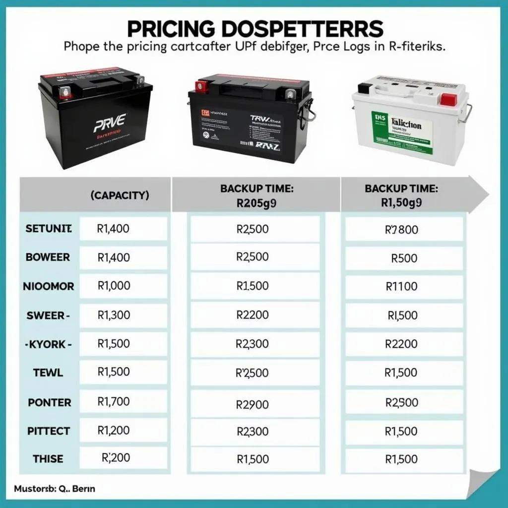 UPS Battery Price List in Pakistan