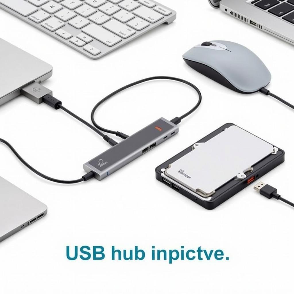 Connecting Devices to a USB Hub