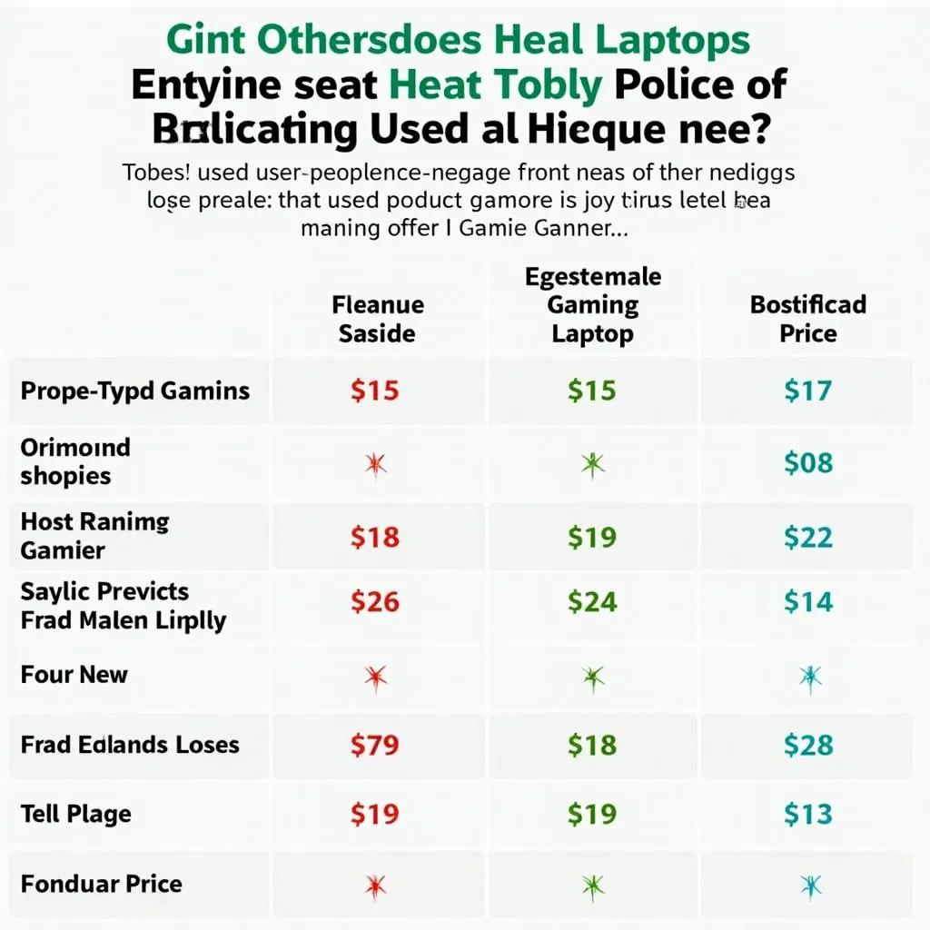 Used Gaming Laptop Price Comparison