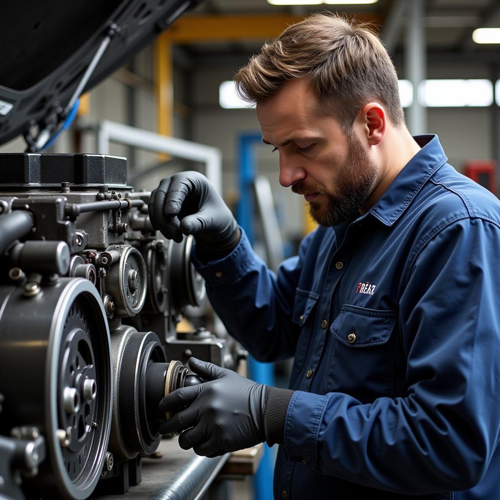 Inspecting a Used Peter Engine