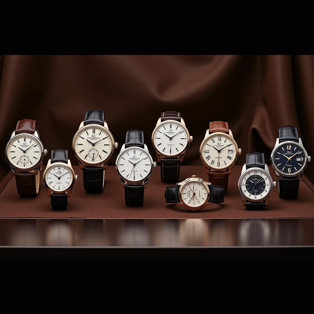 A display of Vacheron Constantin Watches