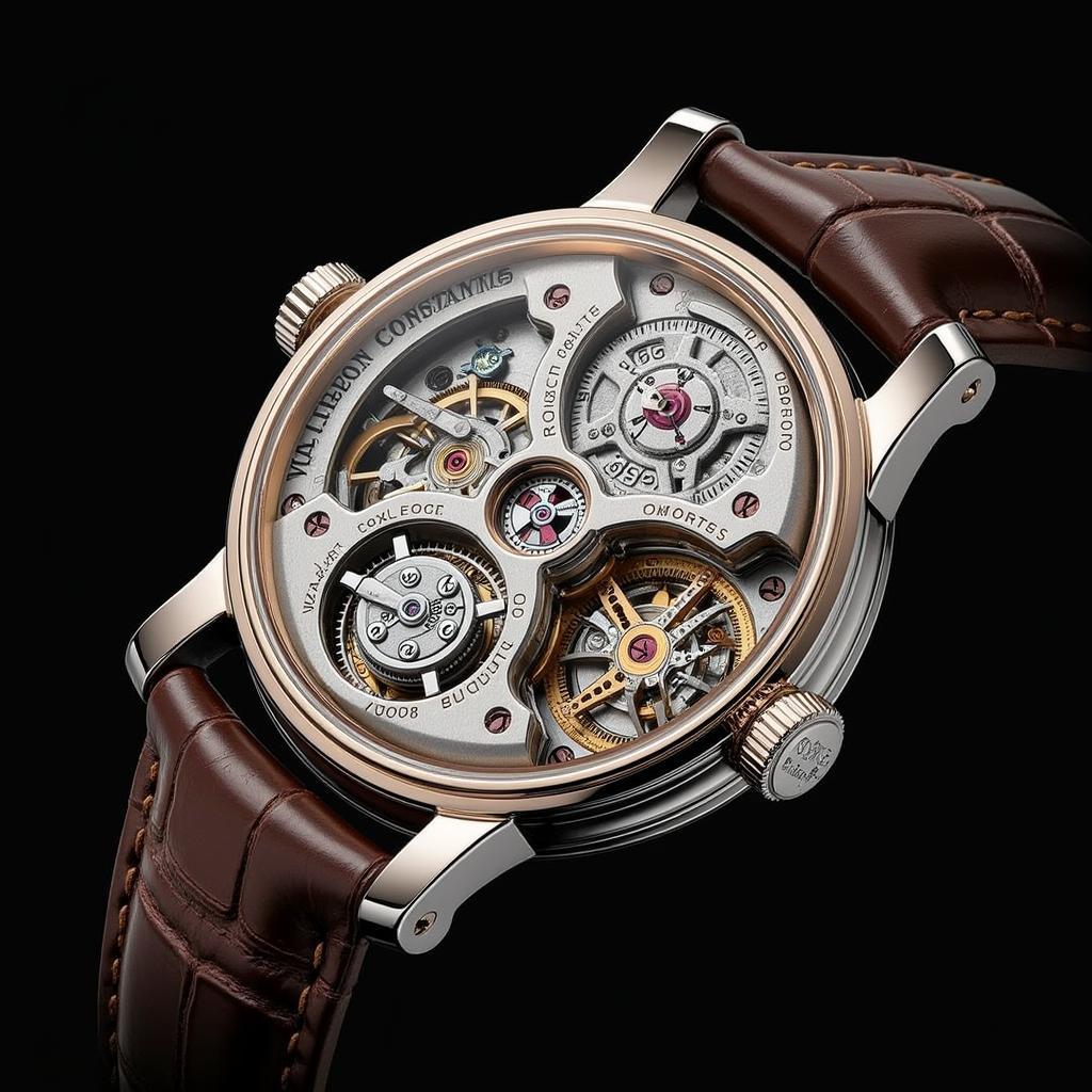 Intricate Movement of a Vacheron Constantin Watch