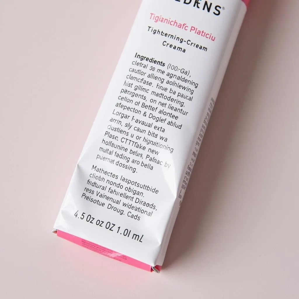 Vaginal Tightening Cream Packaging