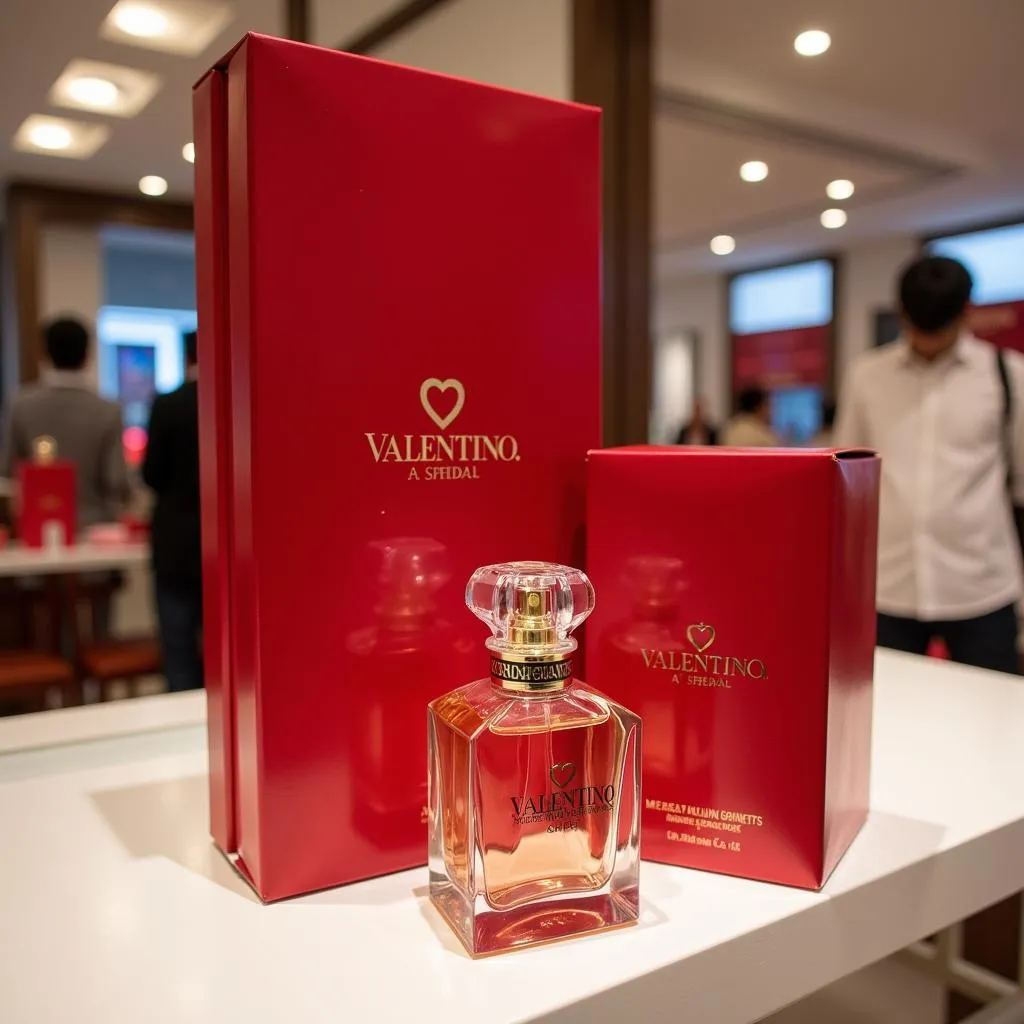 Valentino Perfume Gift Set on Display in Pakistan