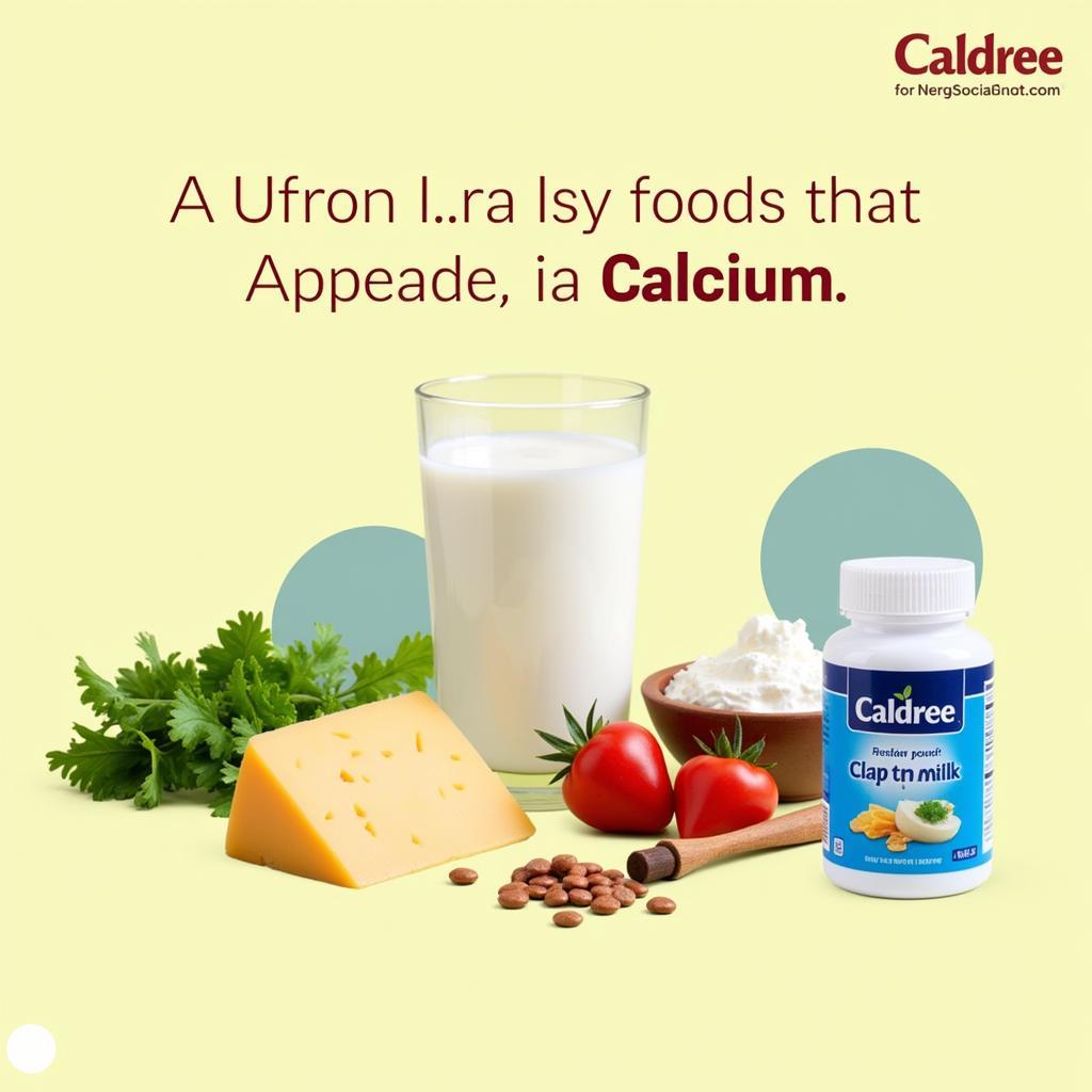 Calcium-Rich Foods and Caldree Tablets