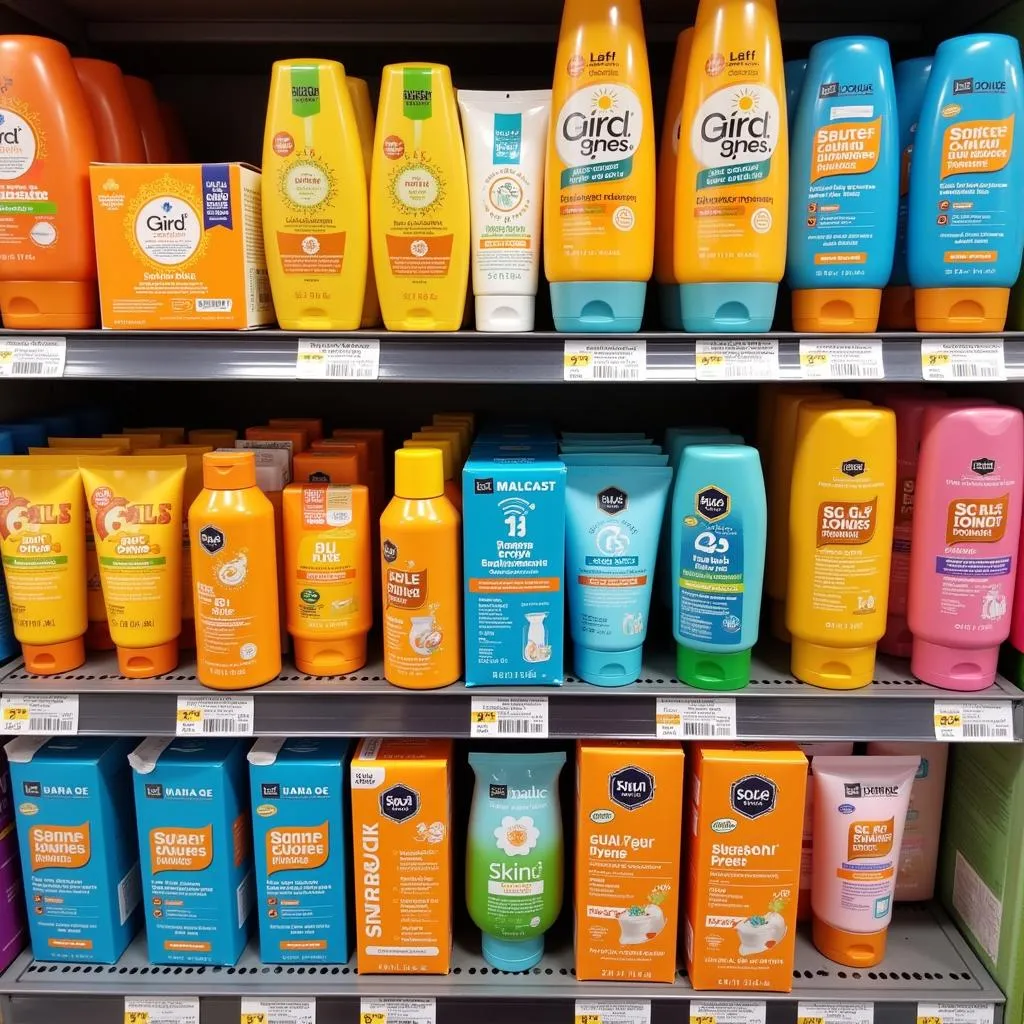 Gel Sunblock Selection