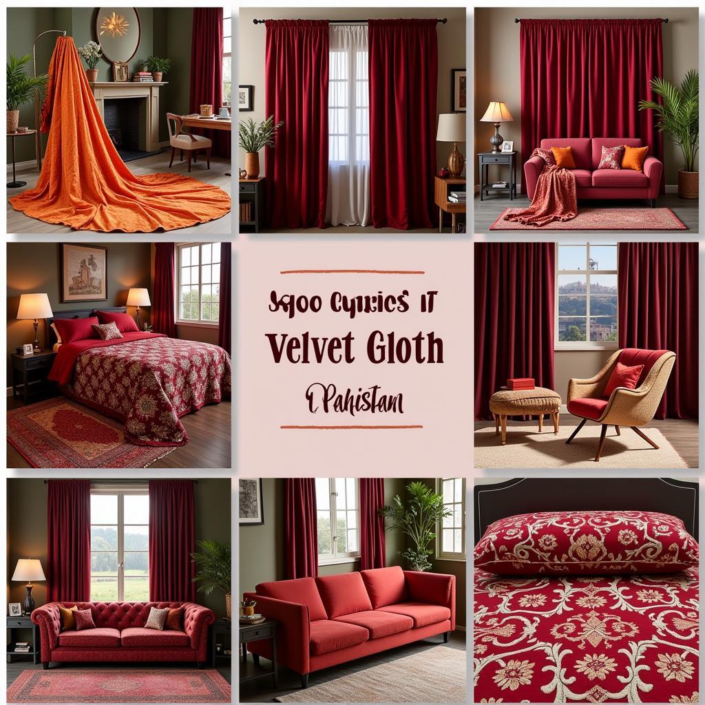 Velvet Cloth Applications in Pakistan