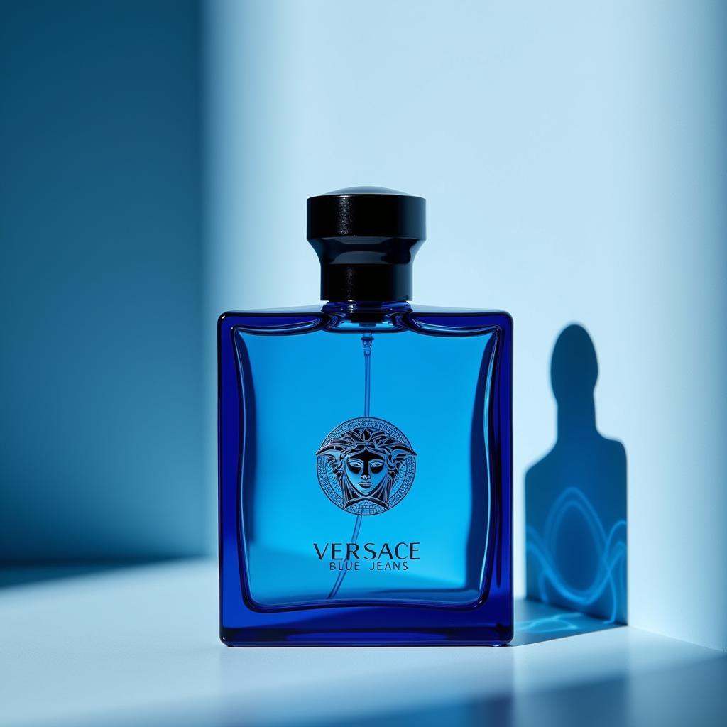 Versace Blue Jeans Perfume Bottle