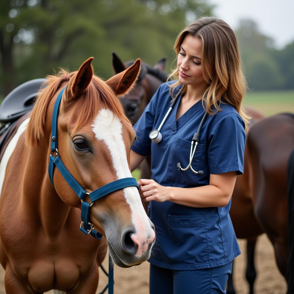 Veterinarian in the Field