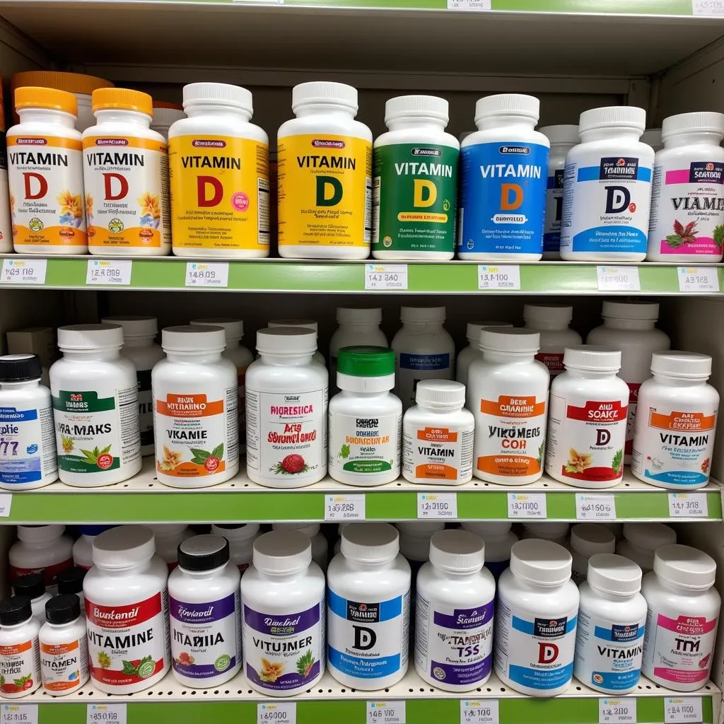 Vitamin D Supplements in Pharmacy