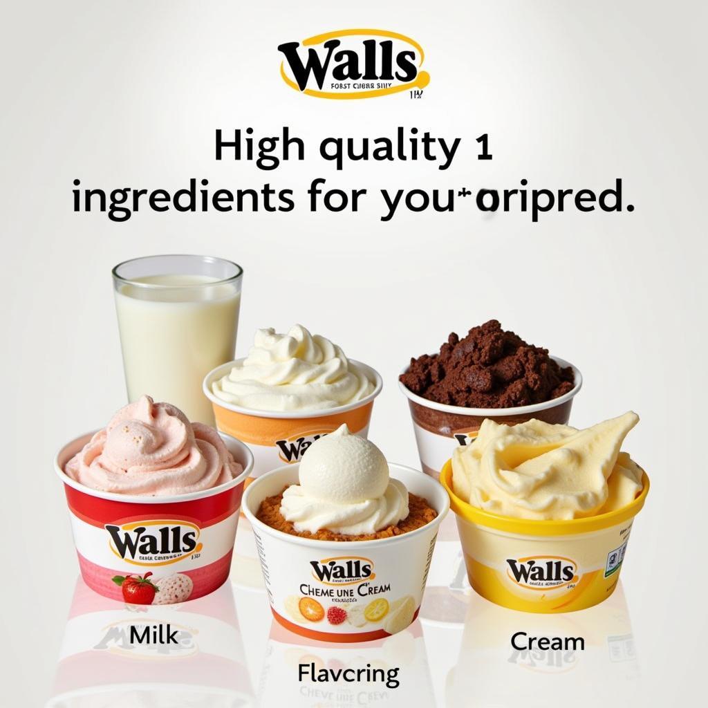 Walls Ice Cream Cup Ingredients