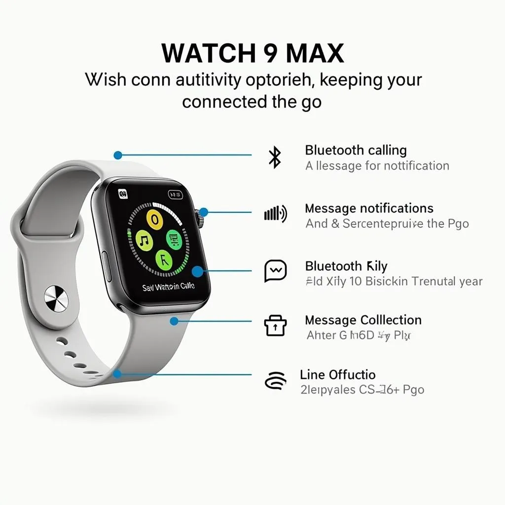 Watch 9 Max Connectivity Options