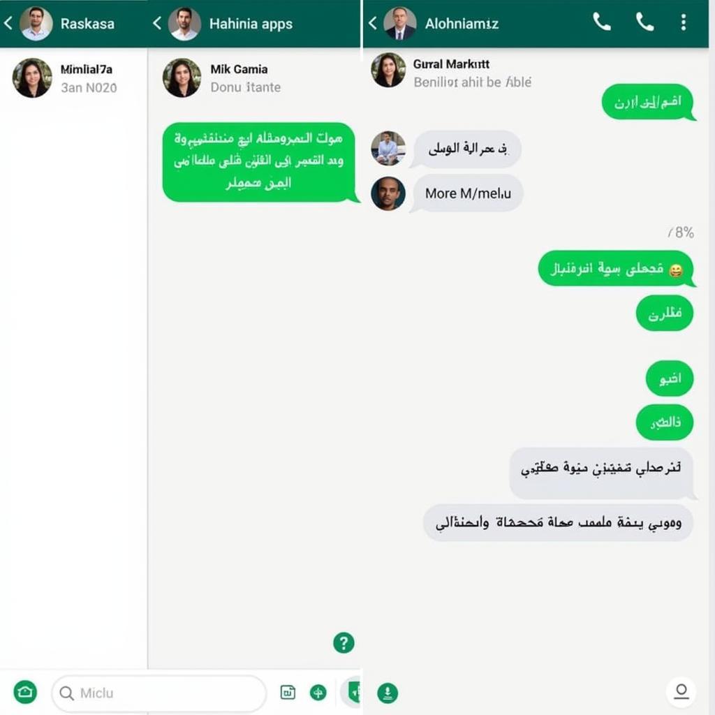 Screenshot of a lively WhatsApp group chat in Urdu and English