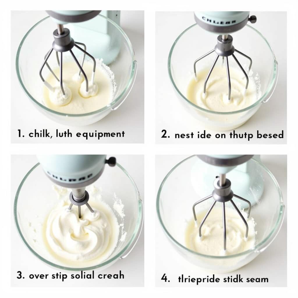 Steps to whip cream effectively