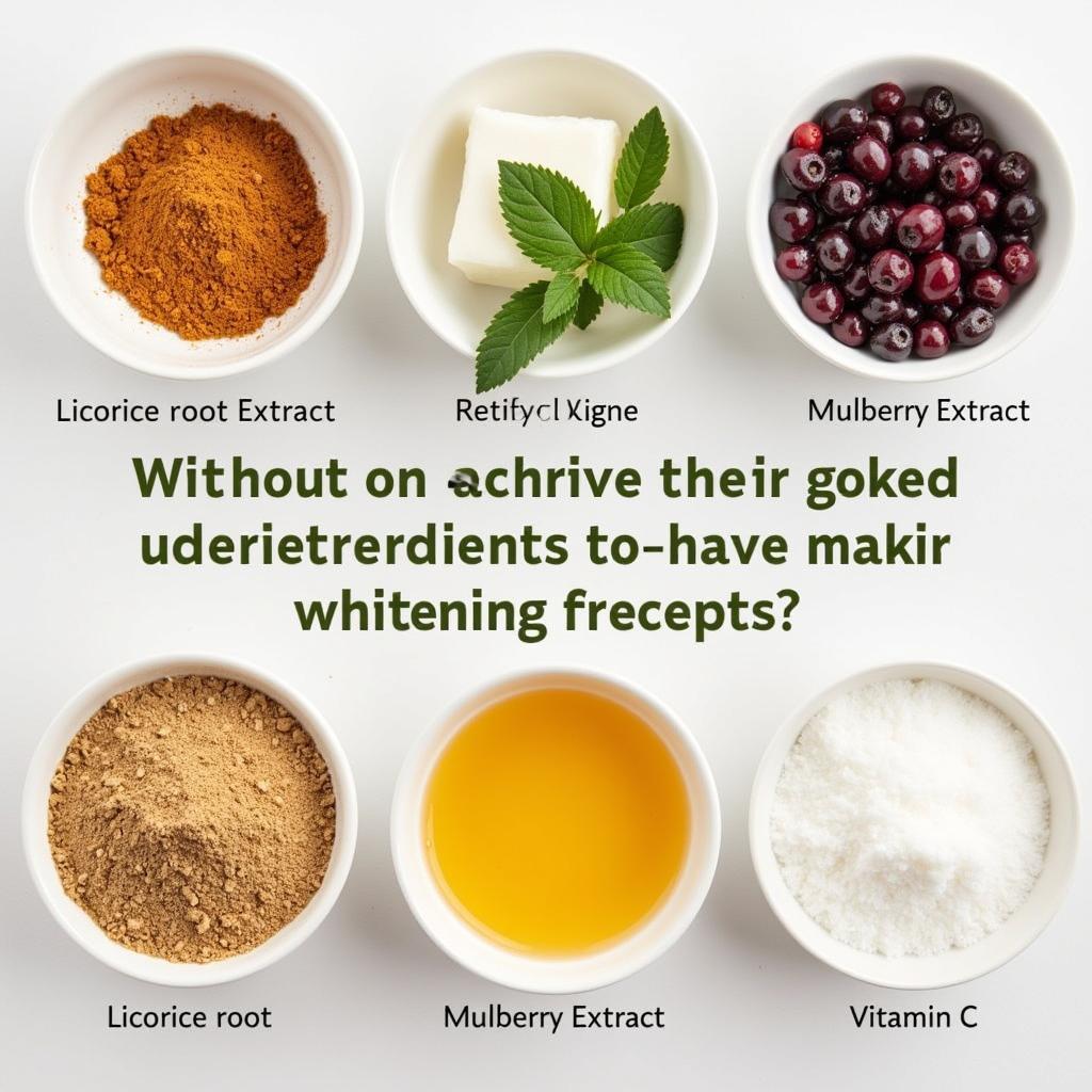 Key Ingredients in Whitening Creams