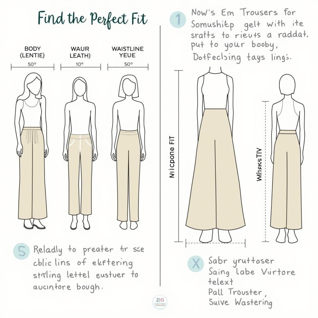 Wide Leg Trousers Fit Guide for Different Body Types