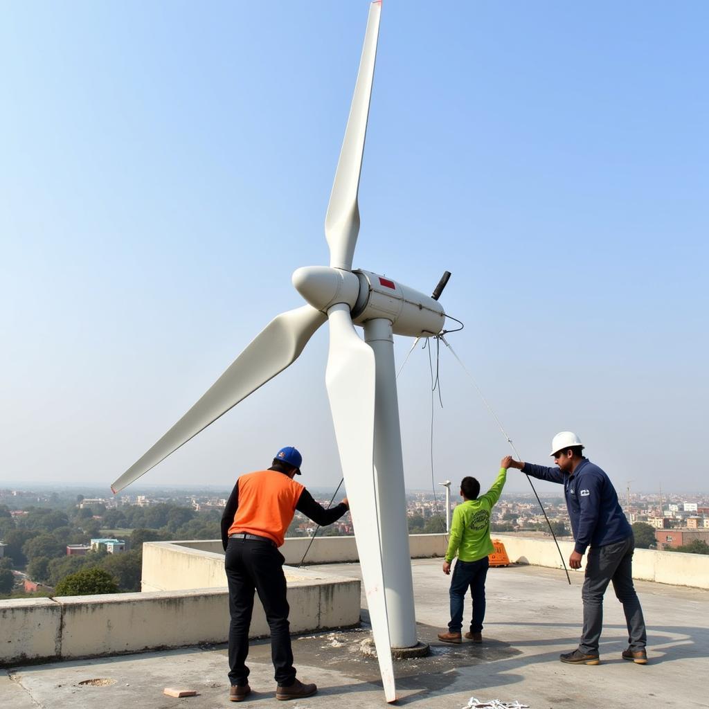 Installing a 1000 watt wind turbine in Pakistan