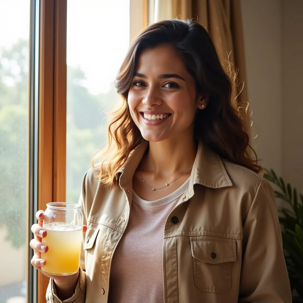 Woman Feeling Energetic