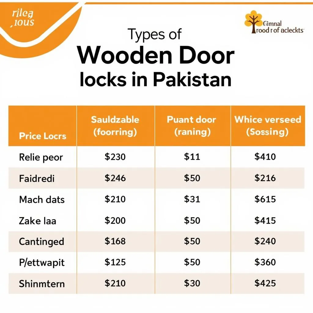 Wooden Door Lock Price Range in Pakistan