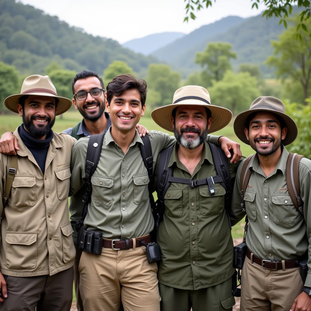 WWF Pakistan Team Working in the Field