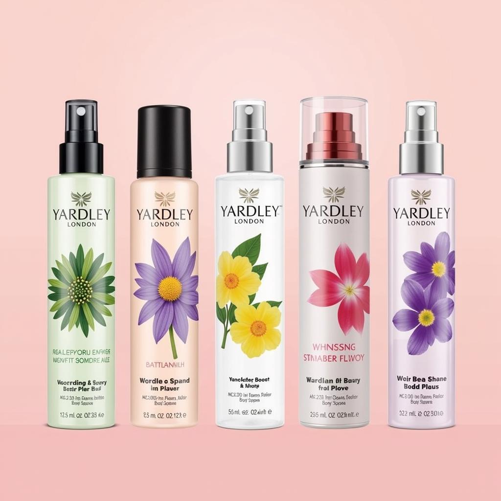 Yardley London Body Spray Selection