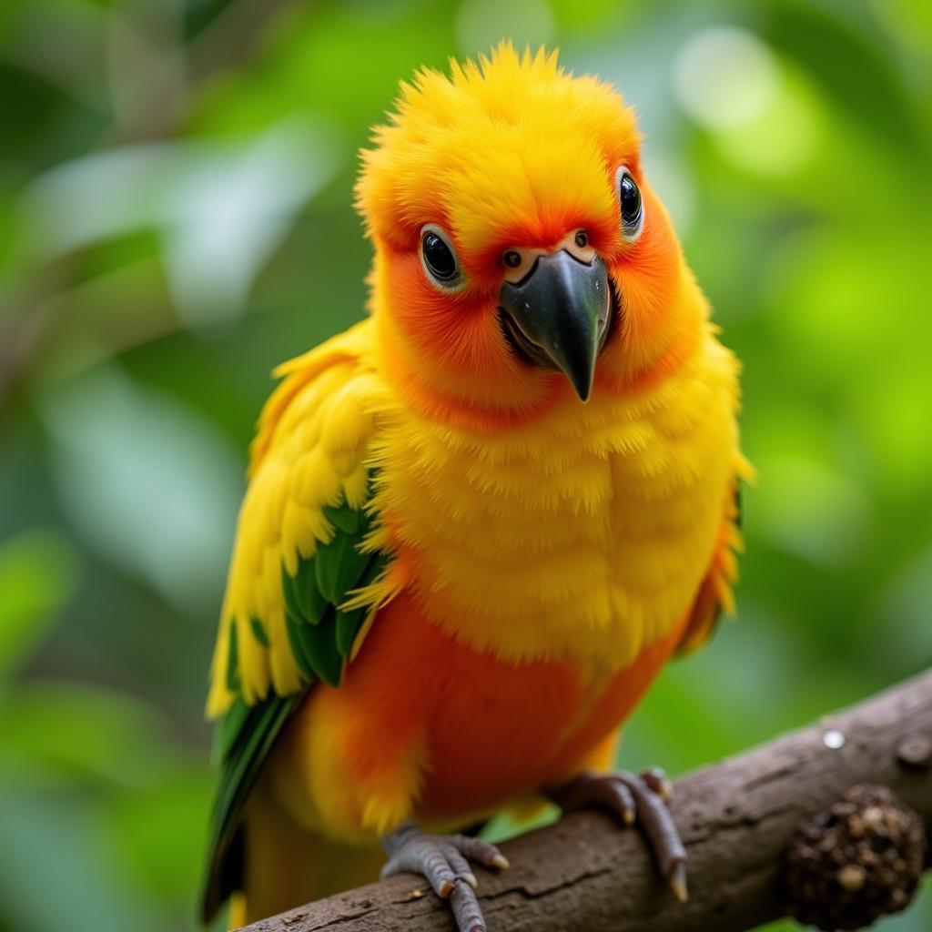 Young Sun Conure in Pakistan