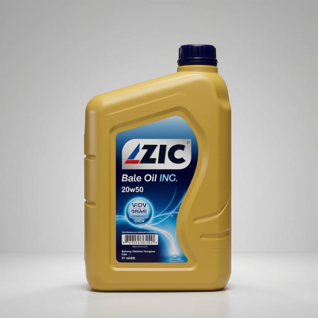 Zic Oil 20W50 3 Litre Bottle