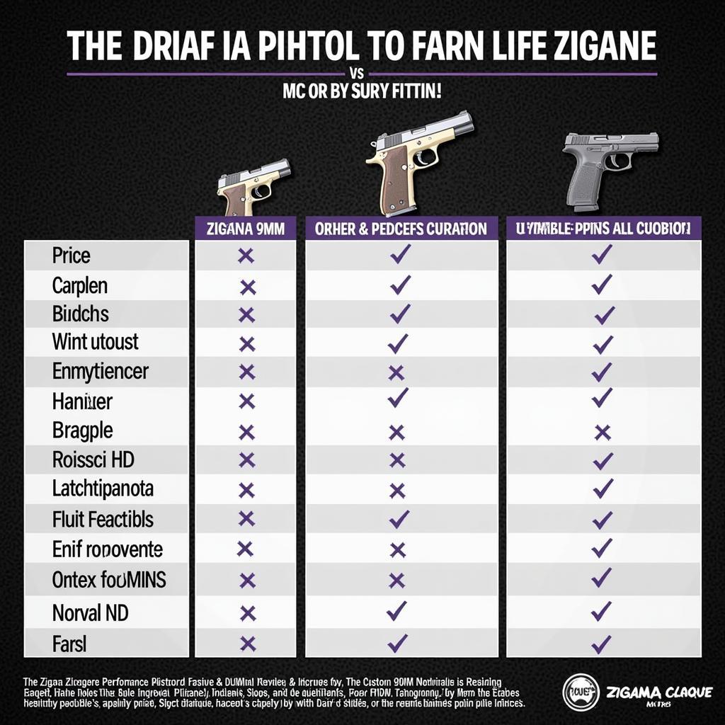 Zigana 9mm vs. Other 9mm Pistols in Pakistan